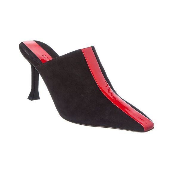 Ferragamo Shoes - Ferragamo Sophye Suede & Patent Mule